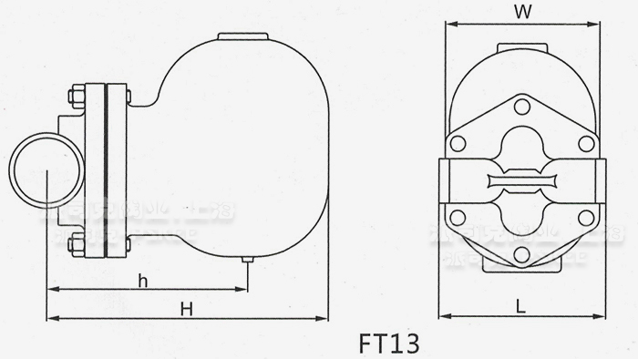 FT13ܗUʽˮyߴD